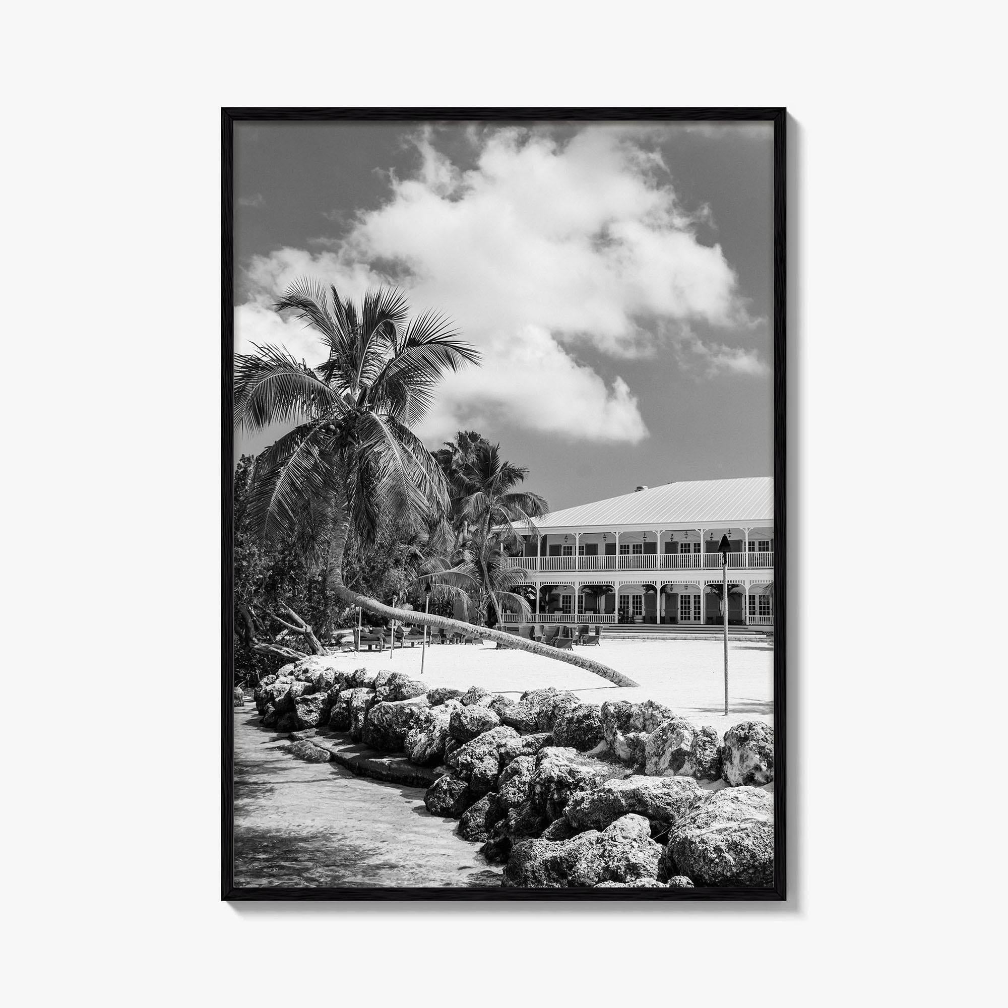 Islamorada Black and White Fine Art Photo Print, Florida Keys Wall Decor Poster, USA