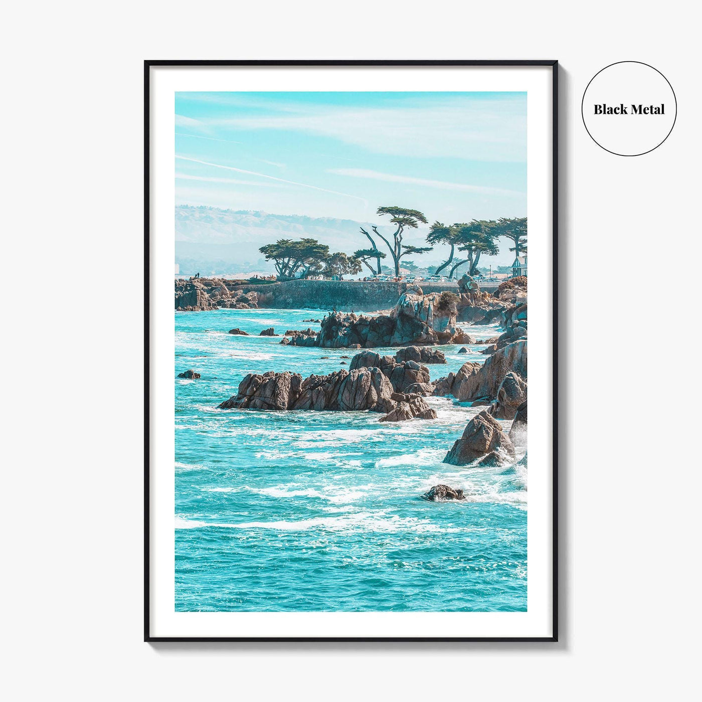 Monterey Fine Art Photo Print, Pacific Grove, California Coastline Wall Decor Poster, USA