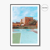 The Bronx Fine Art Photo Print, NYC Wall Decor Poster, School Playing Field, USA