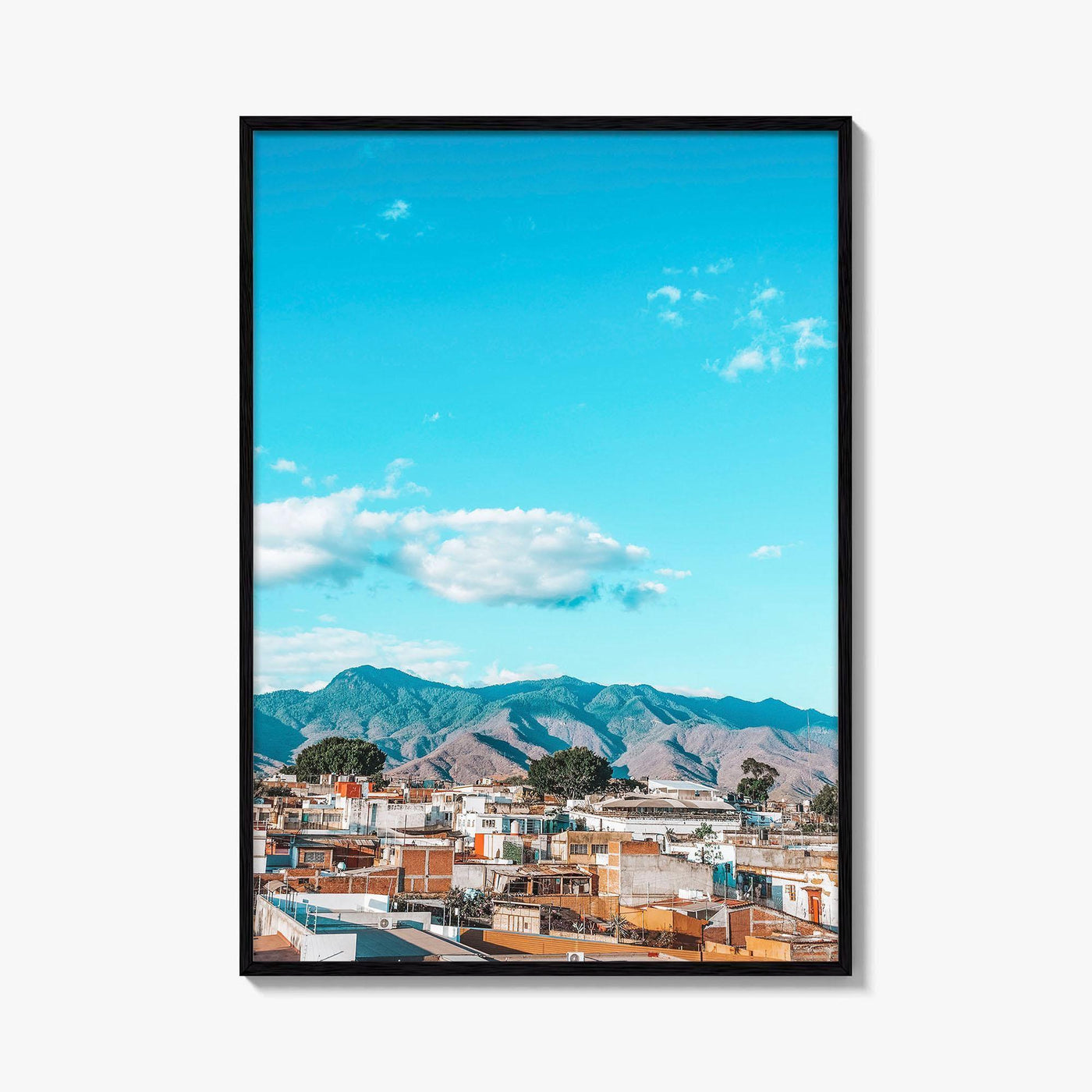 Oaxaca de Juarez Skyline Fine Art Photo Print, Oaxaca City, Mexico Poster