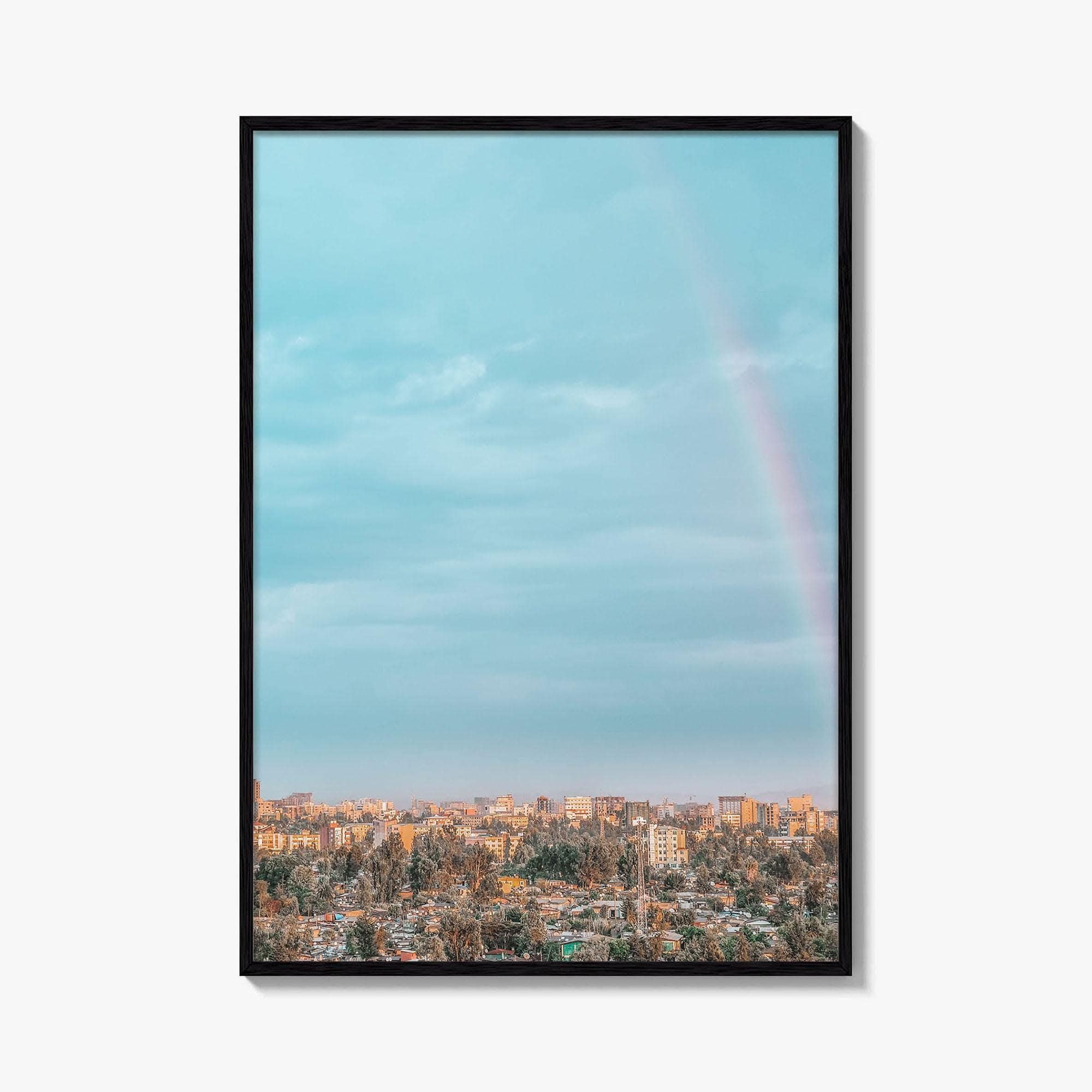 Addis Ababa Skyline Fine Art Photo Print, Aerial View, Ethiopia Wall Decor, Poster