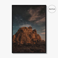 Joshua Tree National Park Fine Art Photo Print, California, Night Landscape Poster, Wall Decor