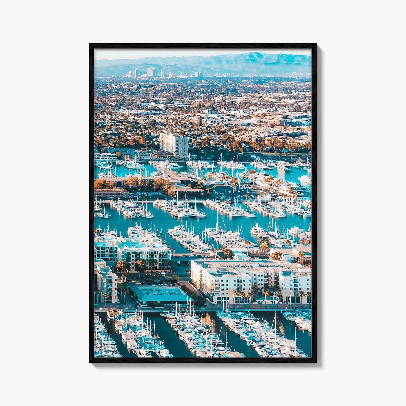 Marina del Rey Fine Art Photo Print, Los Angeles, California, Aerial, Wall Decor