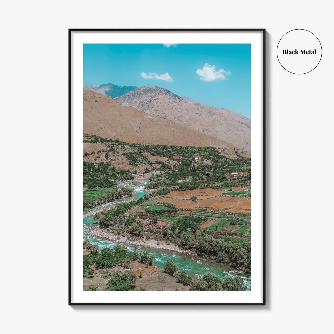 Panjshir Valley Fine Art Photo Print, Afghanistan Landscape Poster, Old Soviet Tanks, Hindu Kush