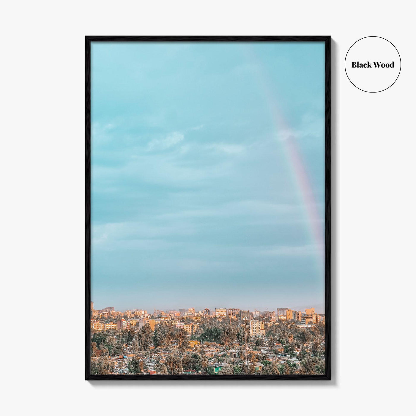 Addis Ababa Skyline Fine Art Photo Print, Aerial View, Ethiopia Wall Decor, Poster