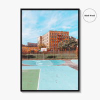 The Bronx Fine Art Photo Print, NYC Wall Decor Poster, School Playing Field, USA