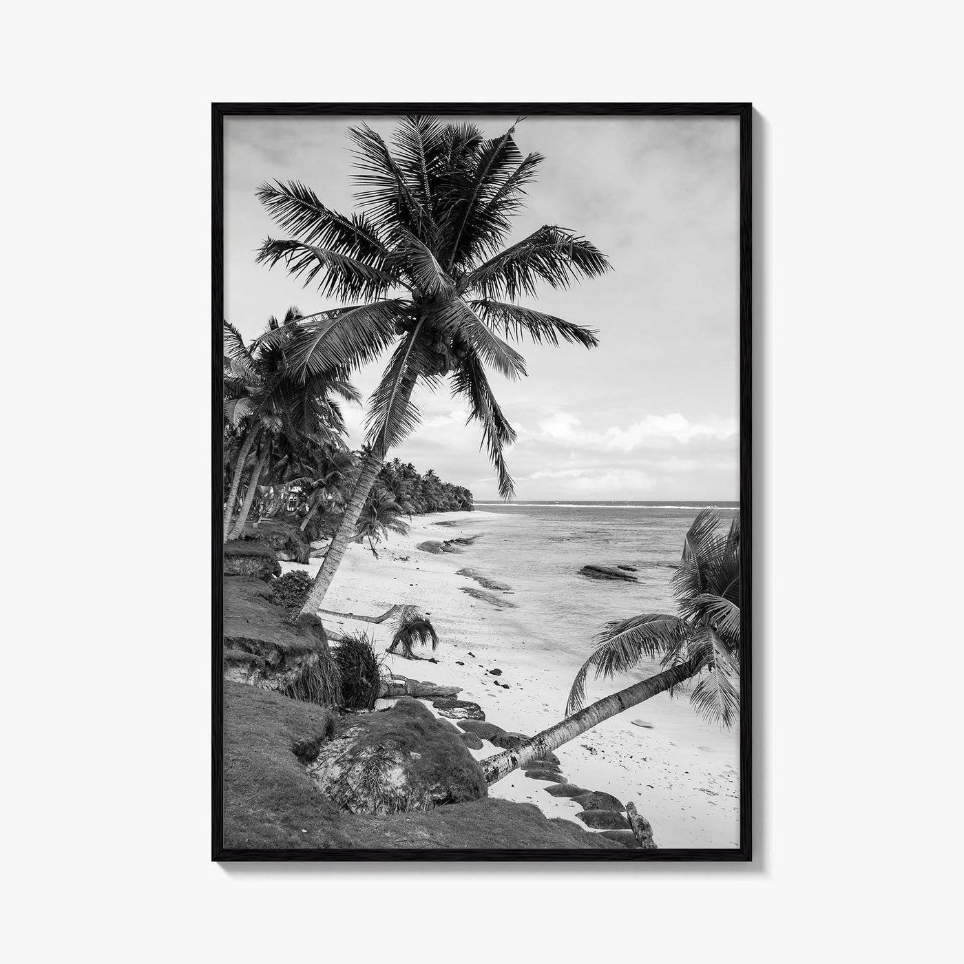 Ofu Island Black and White Fine Art Photo Print, Manu'a Islands American Samoa Poster