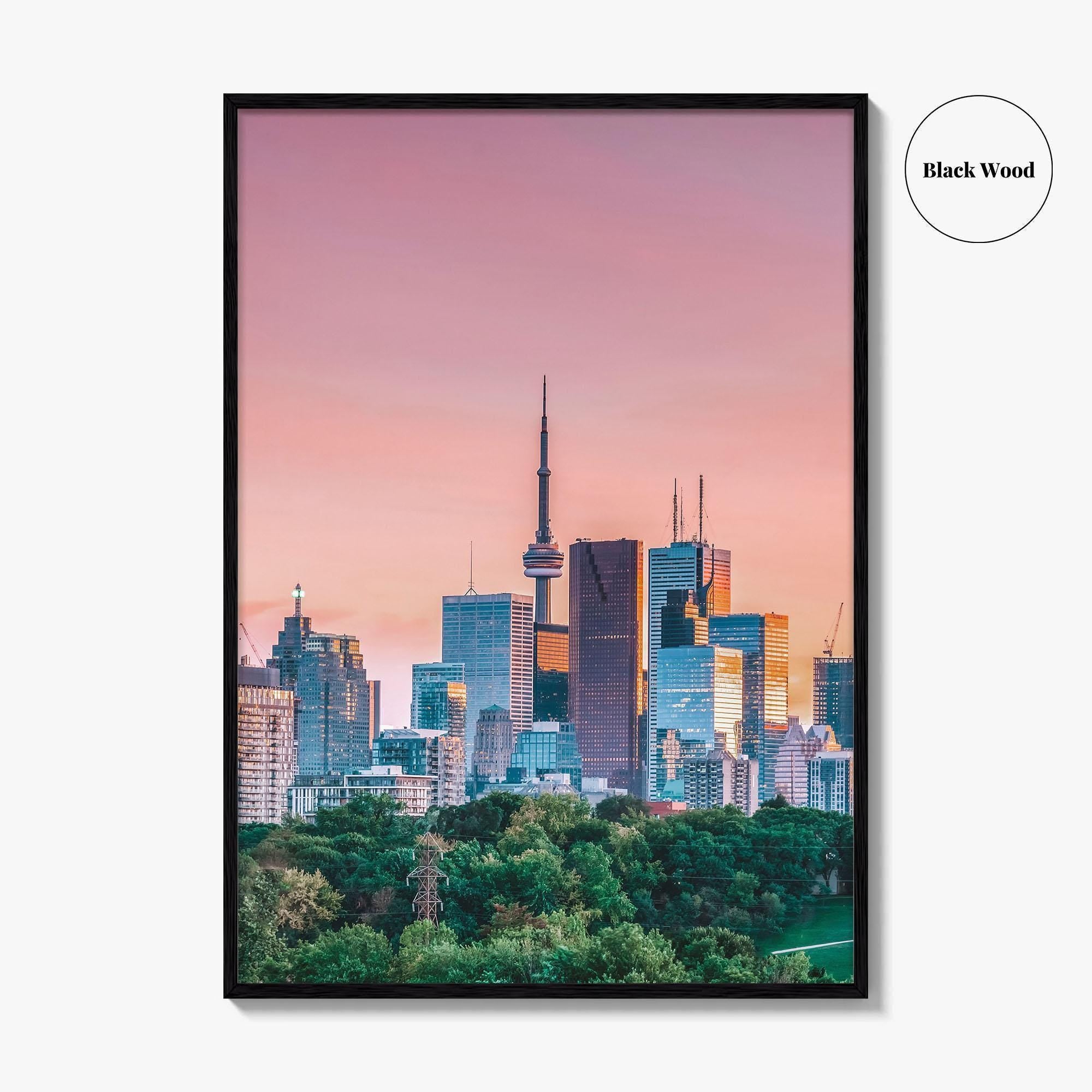 Toronto Skyline Fine Art Photo Print, Ontario Canada Wall Art Poster