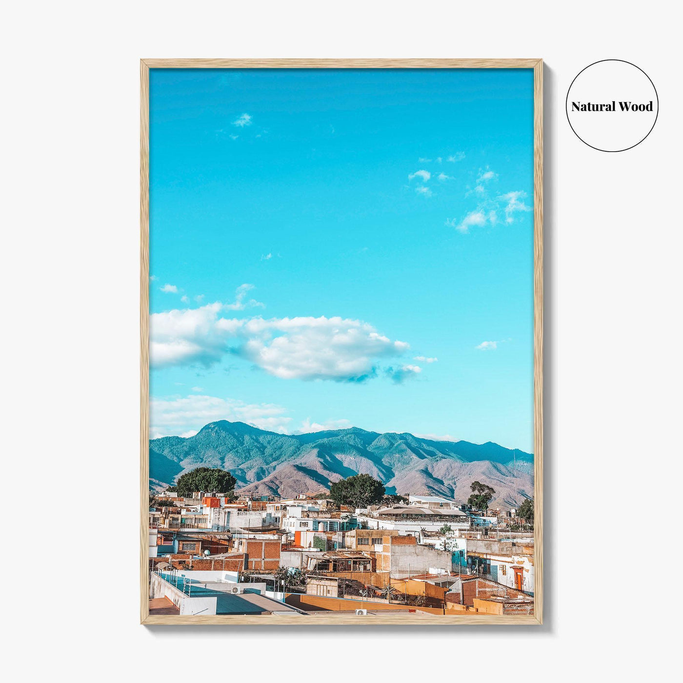 Oaxaca de Juarez Skyline Fine Art Photo Print, Oaxaca City, Mexico Poster