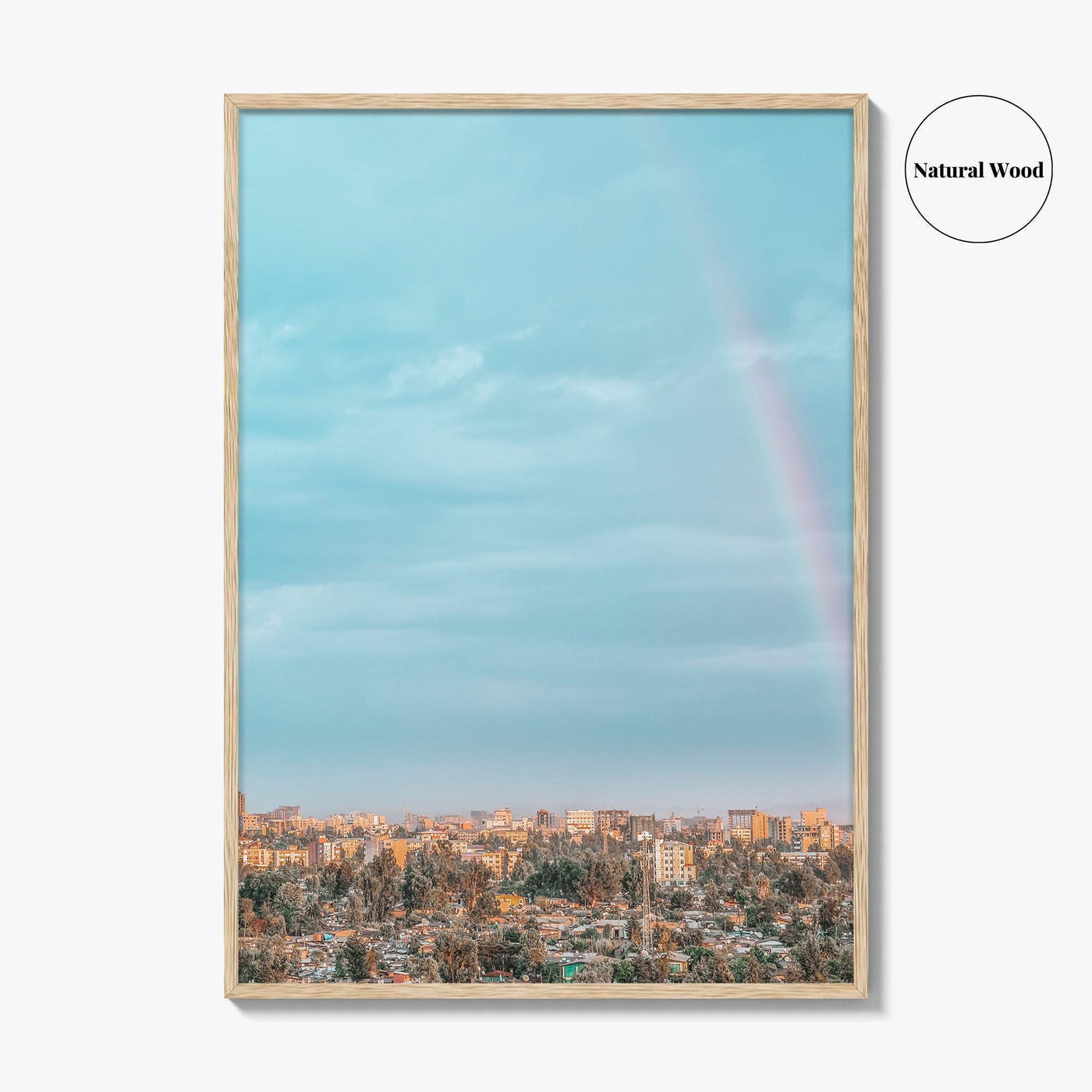 Addis Ababa Skyline Fine Art Photo Print, Aerial View, Ethiopia Wall Decor, Poster