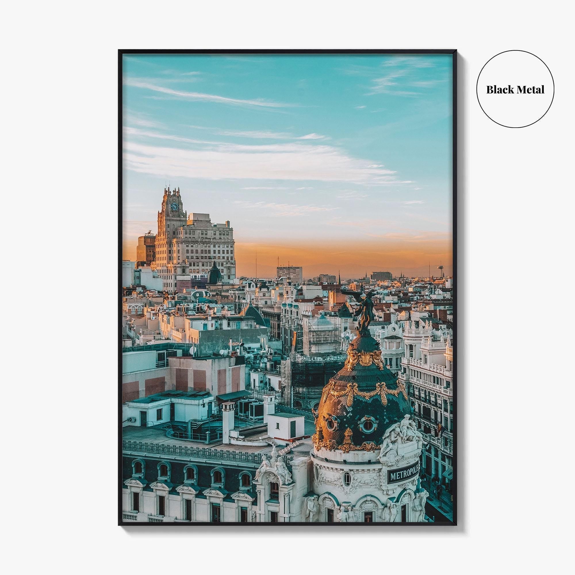 Madrid Fine Art Photo Print, Gran Via, Metropolis Building, Spain Wall Decor Poster