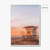 Pacific Beach Fine Art Photo Print, San Diego, California, Lifeguard Tower, Wall Decor, Poster
