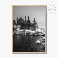 Minnesota Black and White Fine Art Photo Print, Lake Superior Duluth Poster