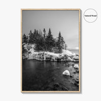 Minnesota Black and White Fine Art Photo Print, Lake Superior Duluth Poster