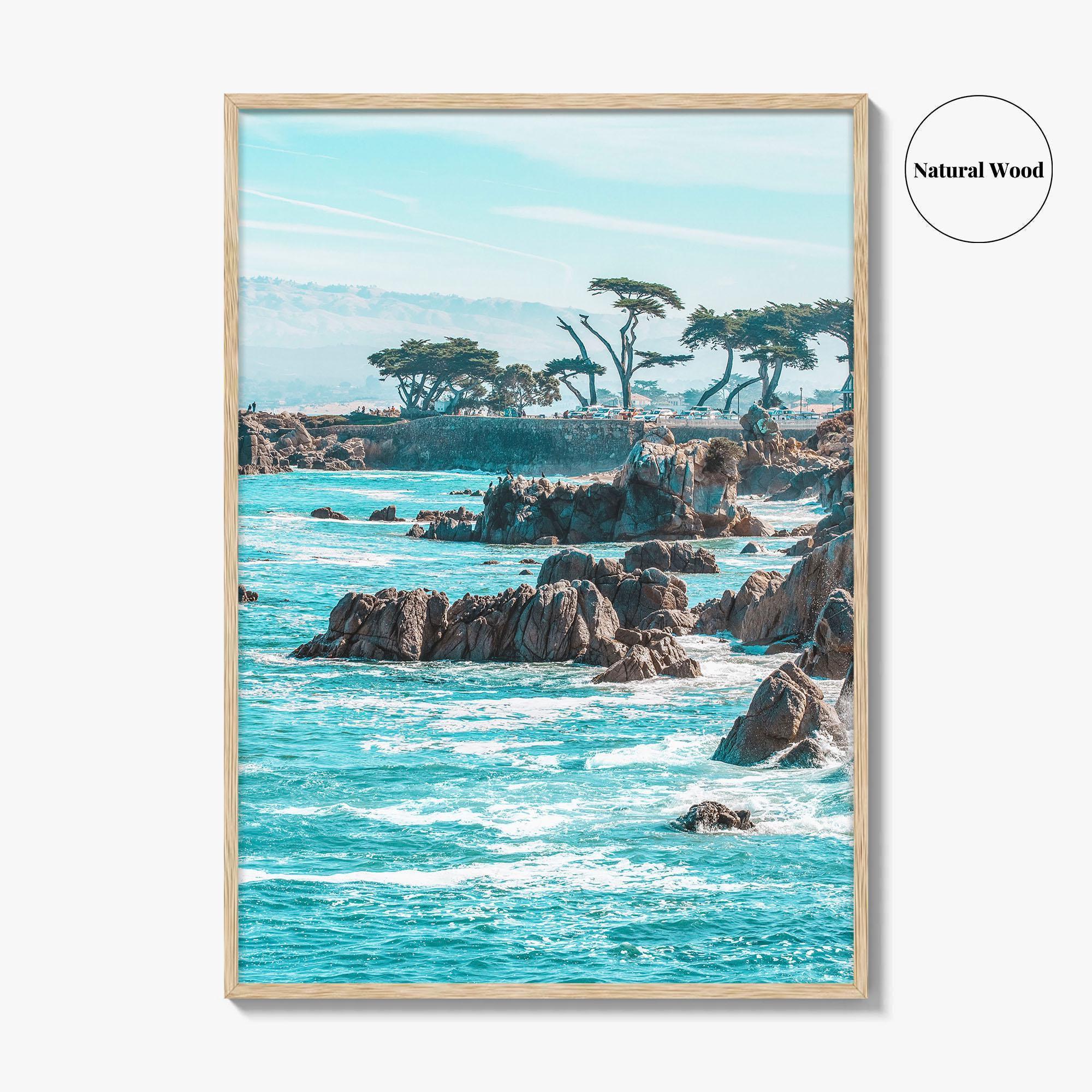 Monterey Fine Art Photo Print, Pacific Grove, California Coastline Wall Decor Poster, USA