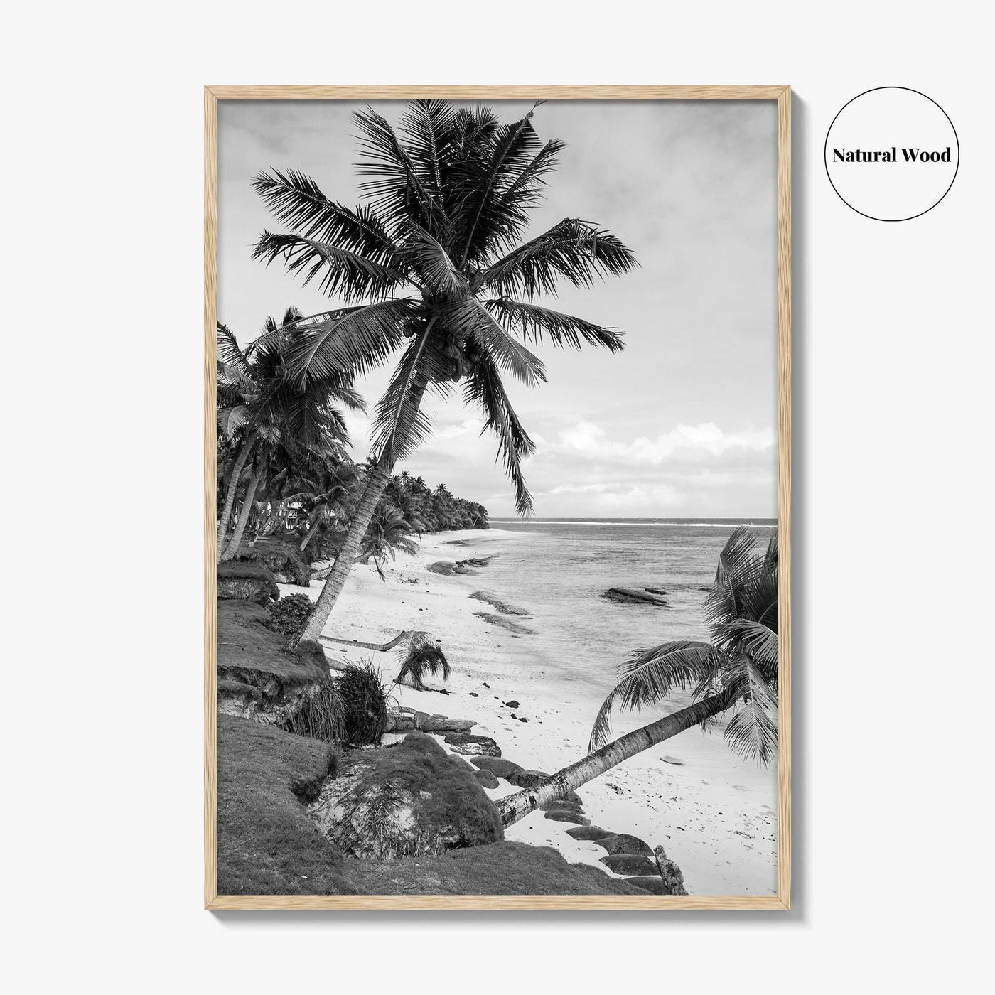 Ofu Island Black and White Fine Art Photo Print, Manu'a Islands American Samoa Poster