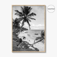 Ofu Island Black and White Fine Art Photo Print, Manu'a Islands American Samoa Poster