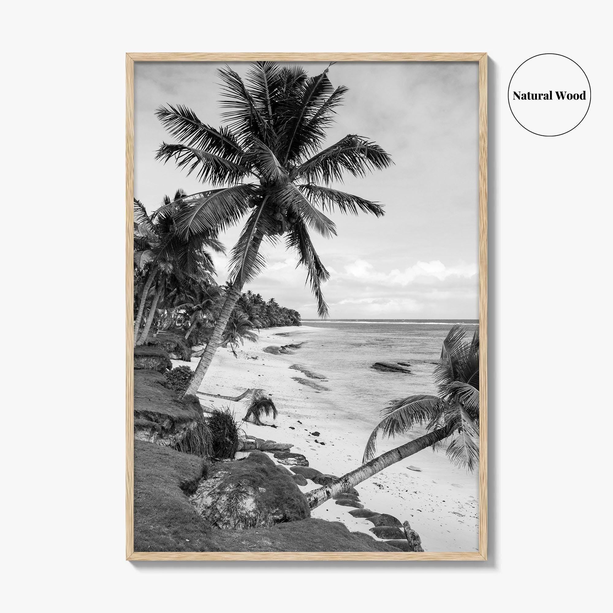 Ofu Island Black and White Fine Art Photo Print, Manu'a Islands American Samoa Poster