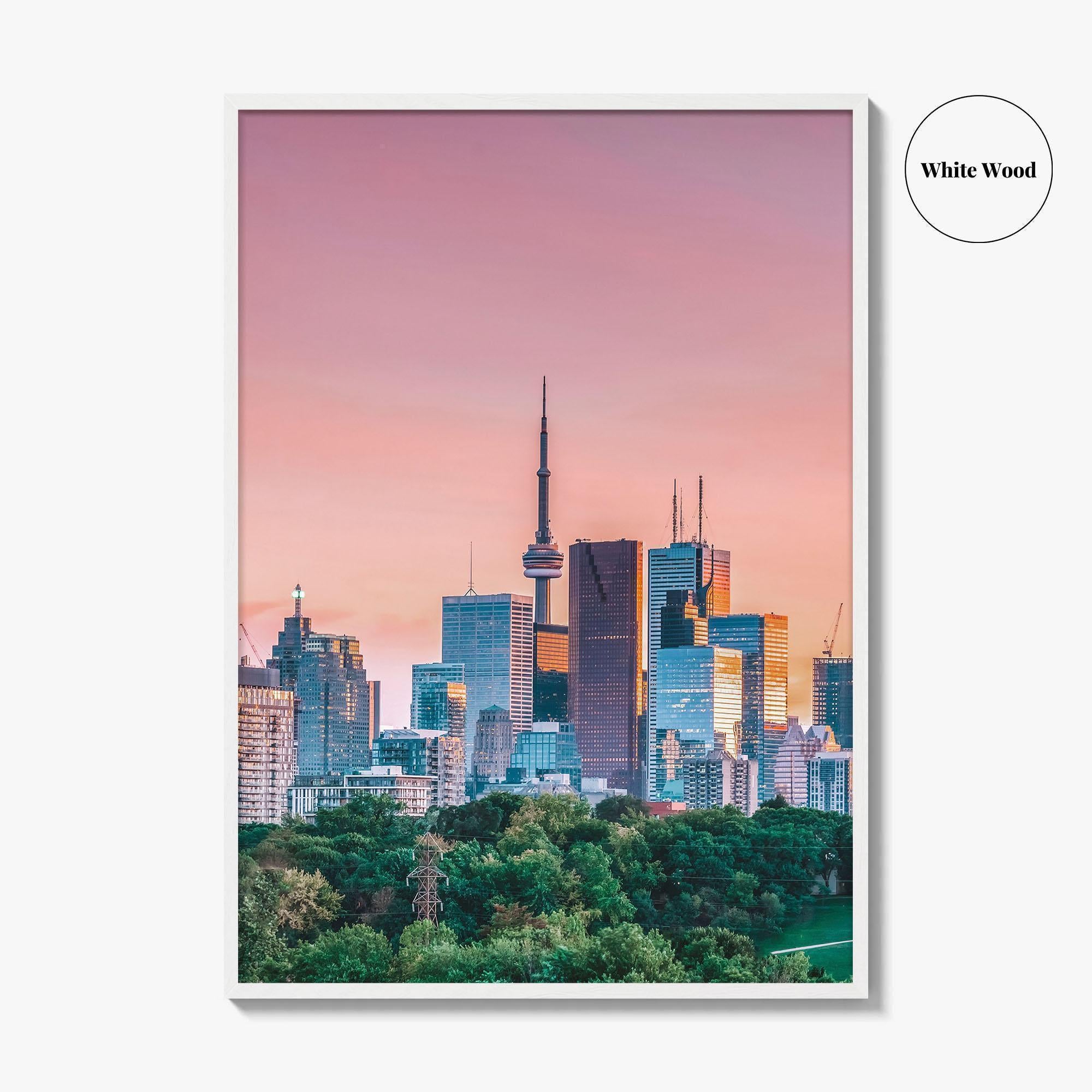 Toronto Skyline Fine Art Photo Print, Ontario Canada Wall Art Poster