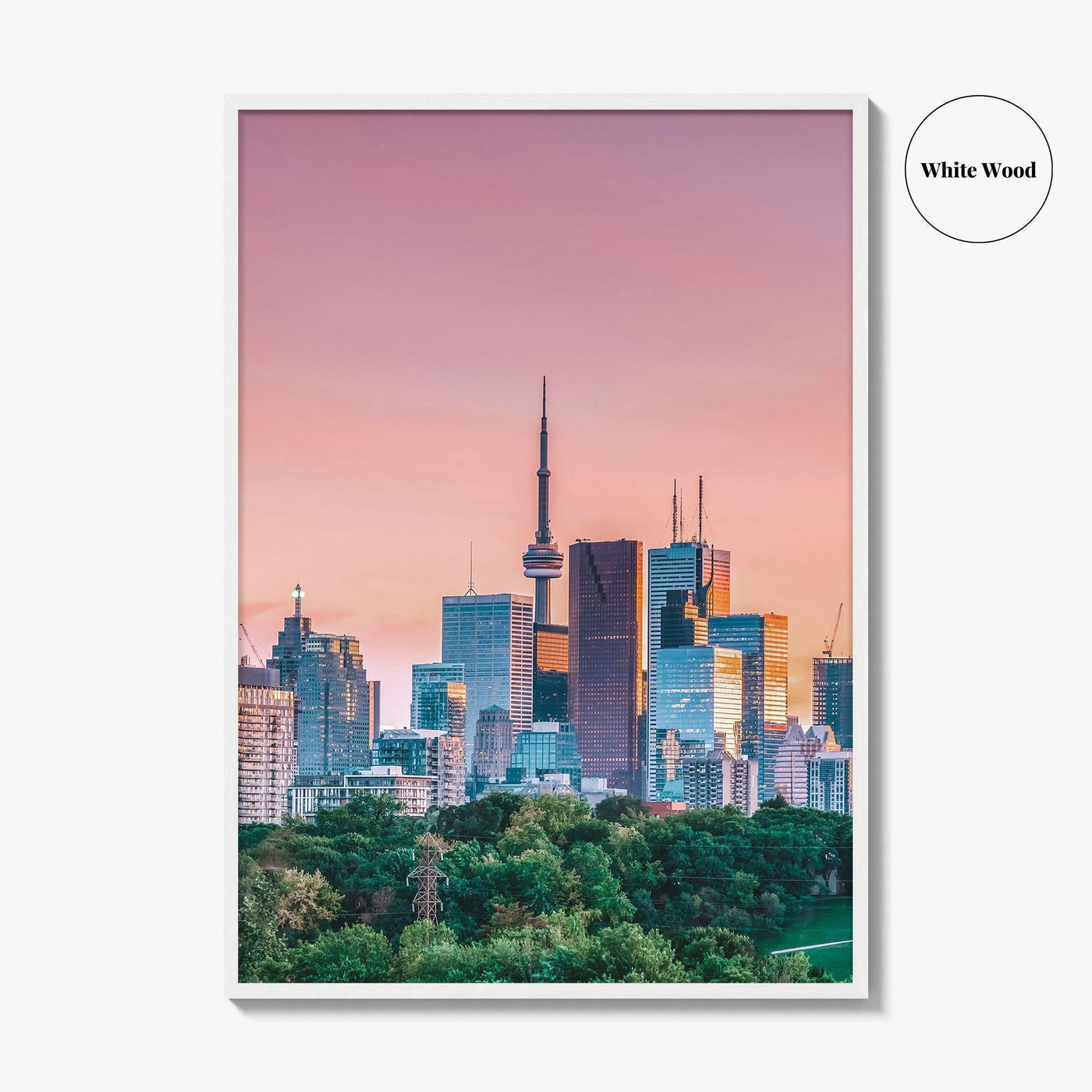 Toronto Skyline Fine Art Photo Print, Ontario Canada Wall Art Poster