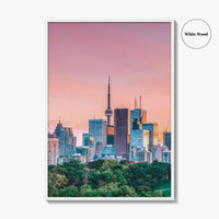 Toronto Skyline Fine Art Photo Print, Ontario Canada Wall Art Poster