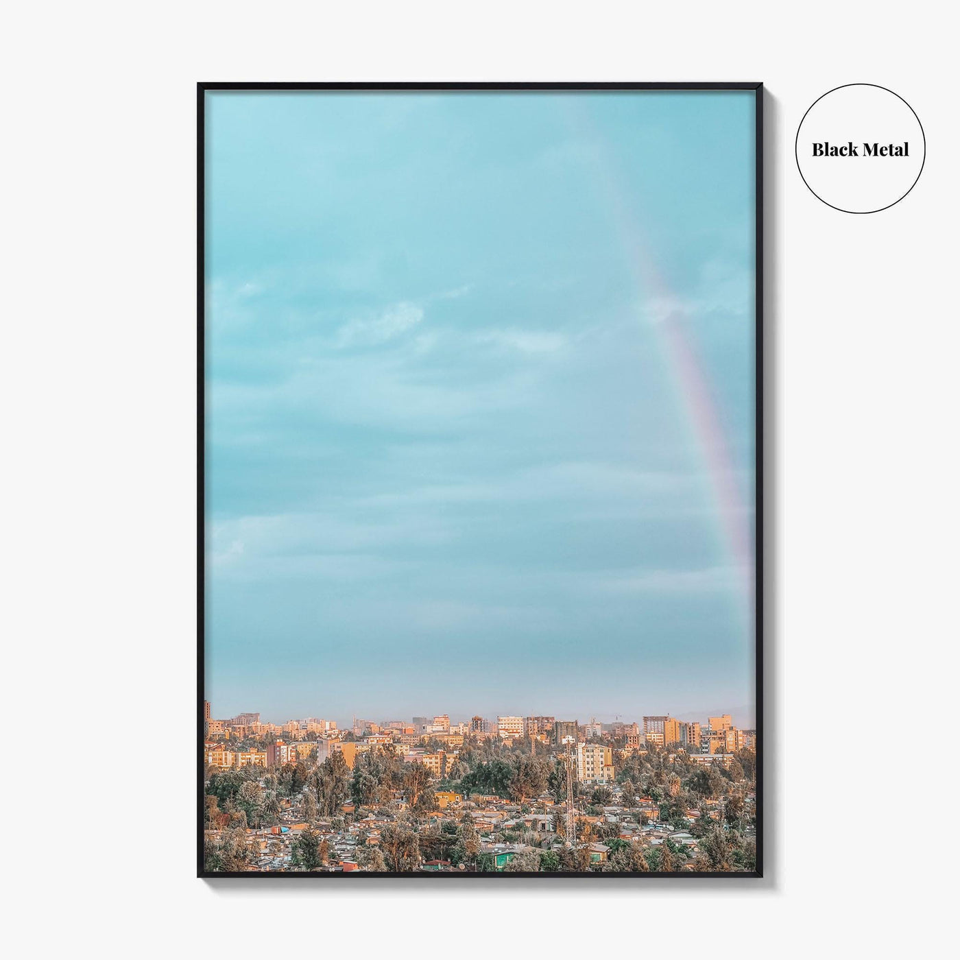 Addis Ababa Skyline Fine Art Photo Print, Aerial View, Ethiopia Wall Decor, Poster