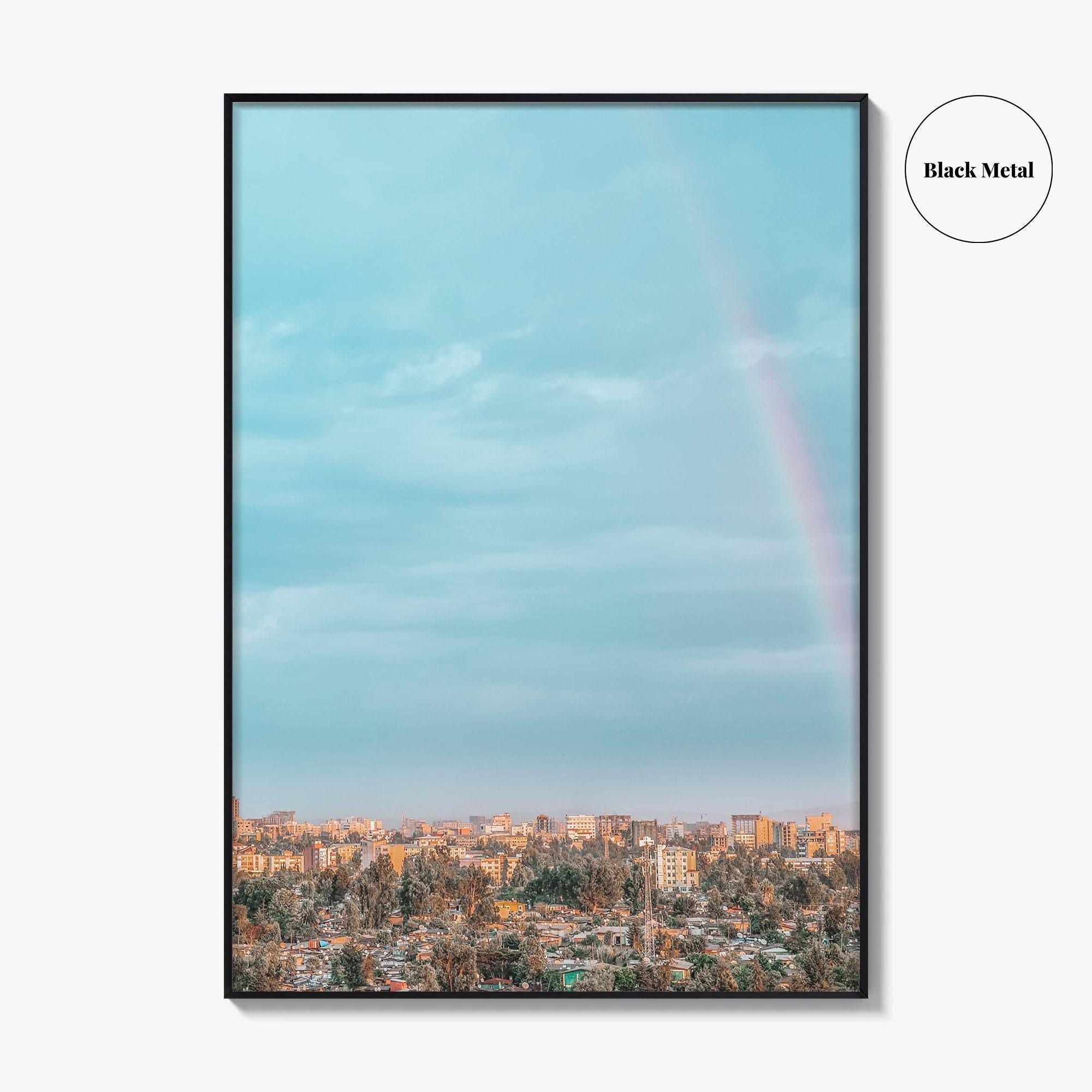 Addis Ababa Skyline Fine Art Photo Print, Aerial View, Ethiopia Wall Decor, Poster