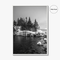 Minnesota Black and White Fine Art Photo Print, Lake Superior Duluth Poster