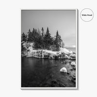 Minnesota Black and White Fine Art Photo Print, Lake Superior Duluth Poster