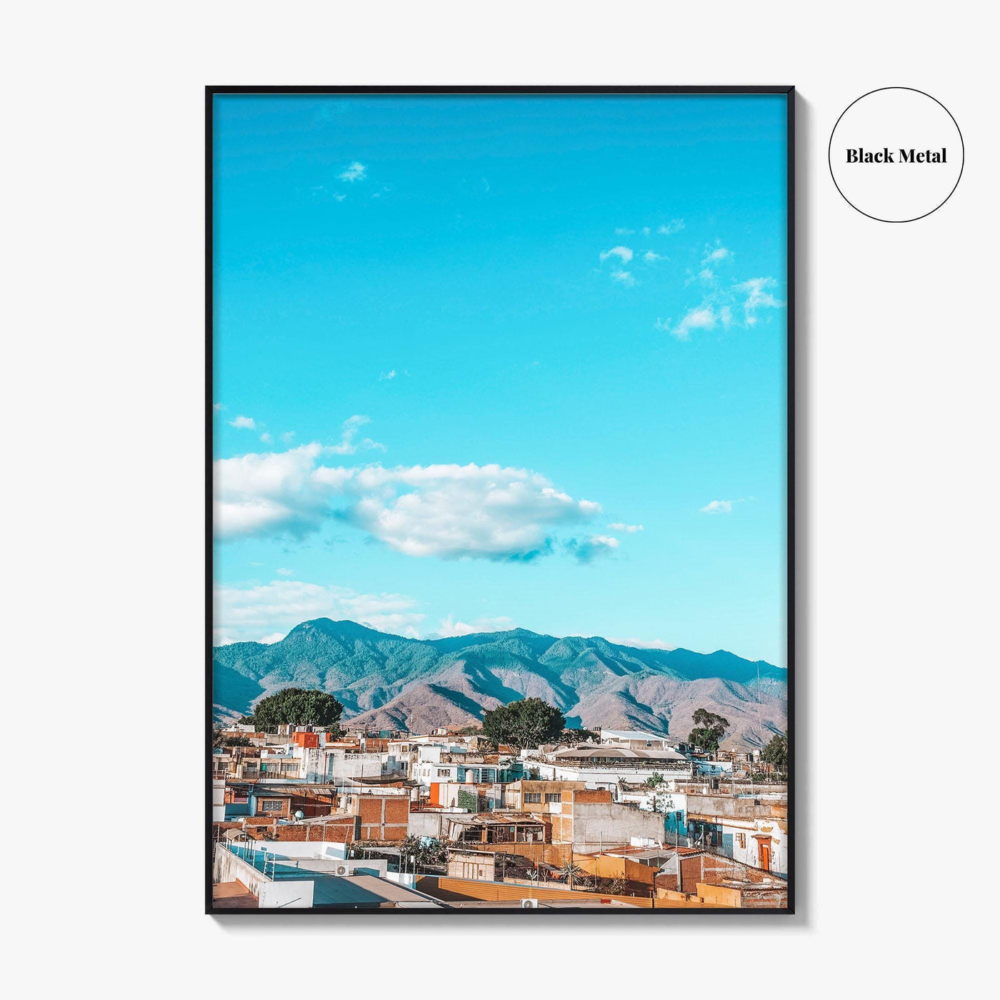 Oaxaca de Juarez Skyline Fine Art Photo Print, Oaxaca City, Mexico Poster