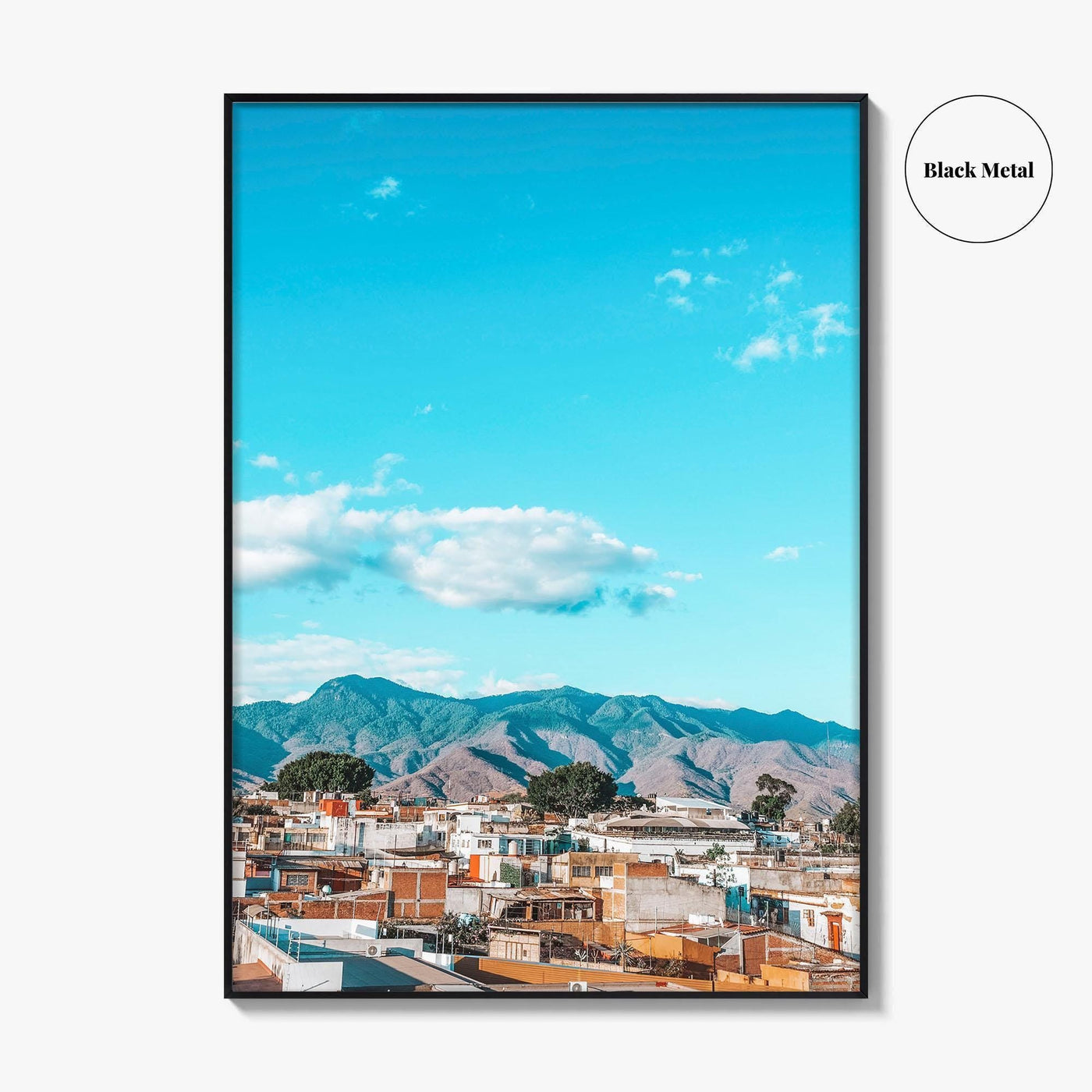 Oaxaca de Juarez Skyline Fine Art Photo Print, Oaxaca City, Mexico Poster