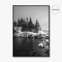 Minnesota Black and White Fine Art Photo Print, Lake Superior Duluth Poster