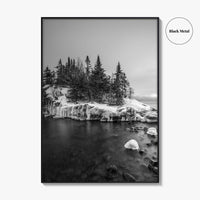 Minnesota Black and White Fine Art Photo Print, Lake Superior Duluth Poster