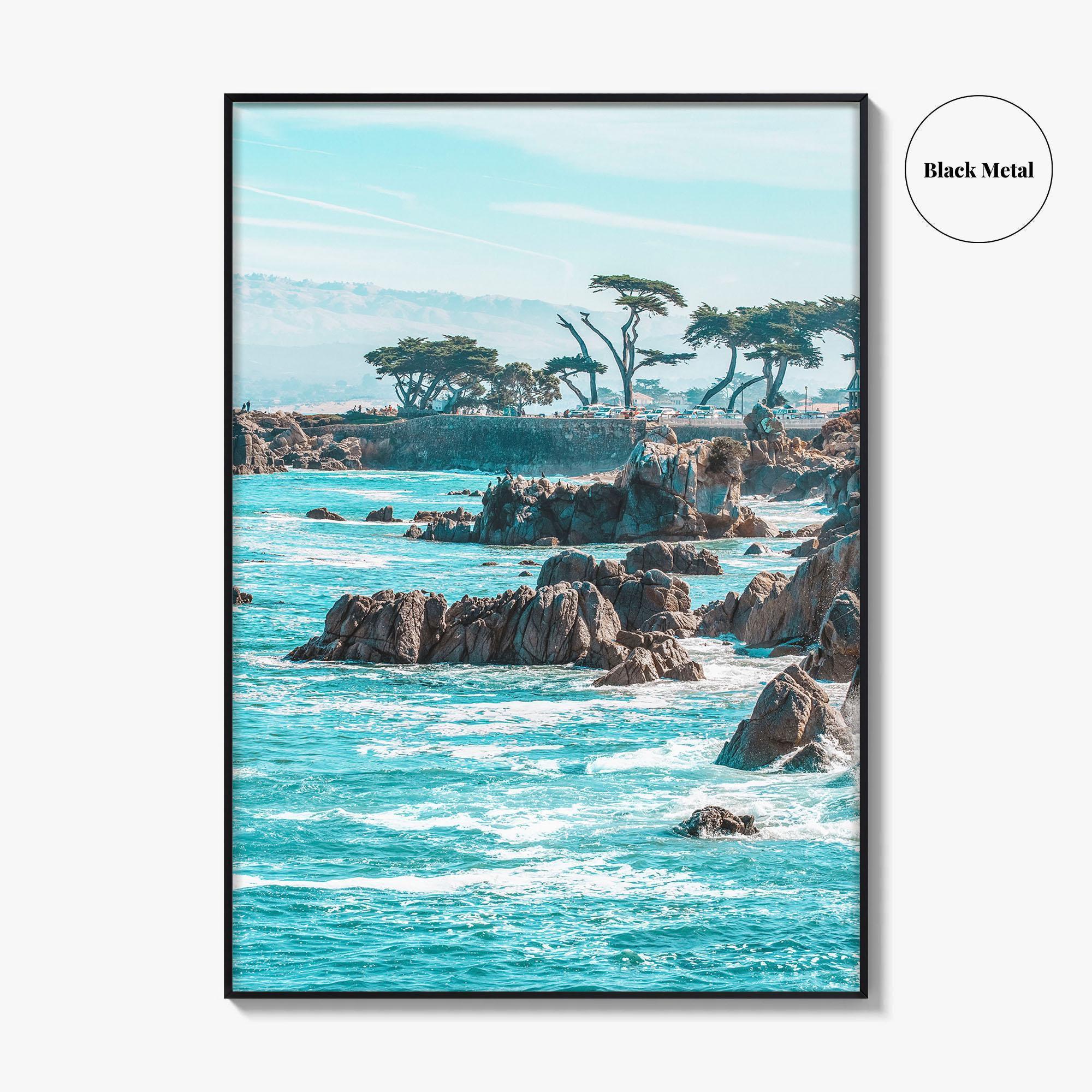 Monterey Fine Art Photo Print, Pacific Grove, California Coastline Wall Decor Poster, USA