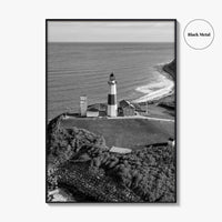 Montauk Black and White Fine Art Photo Print, Long Island NY Poster
