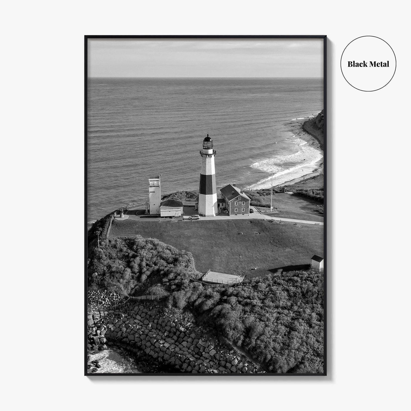 Montauk Black and White Fine Art Photo Print, Long Island NY Poster