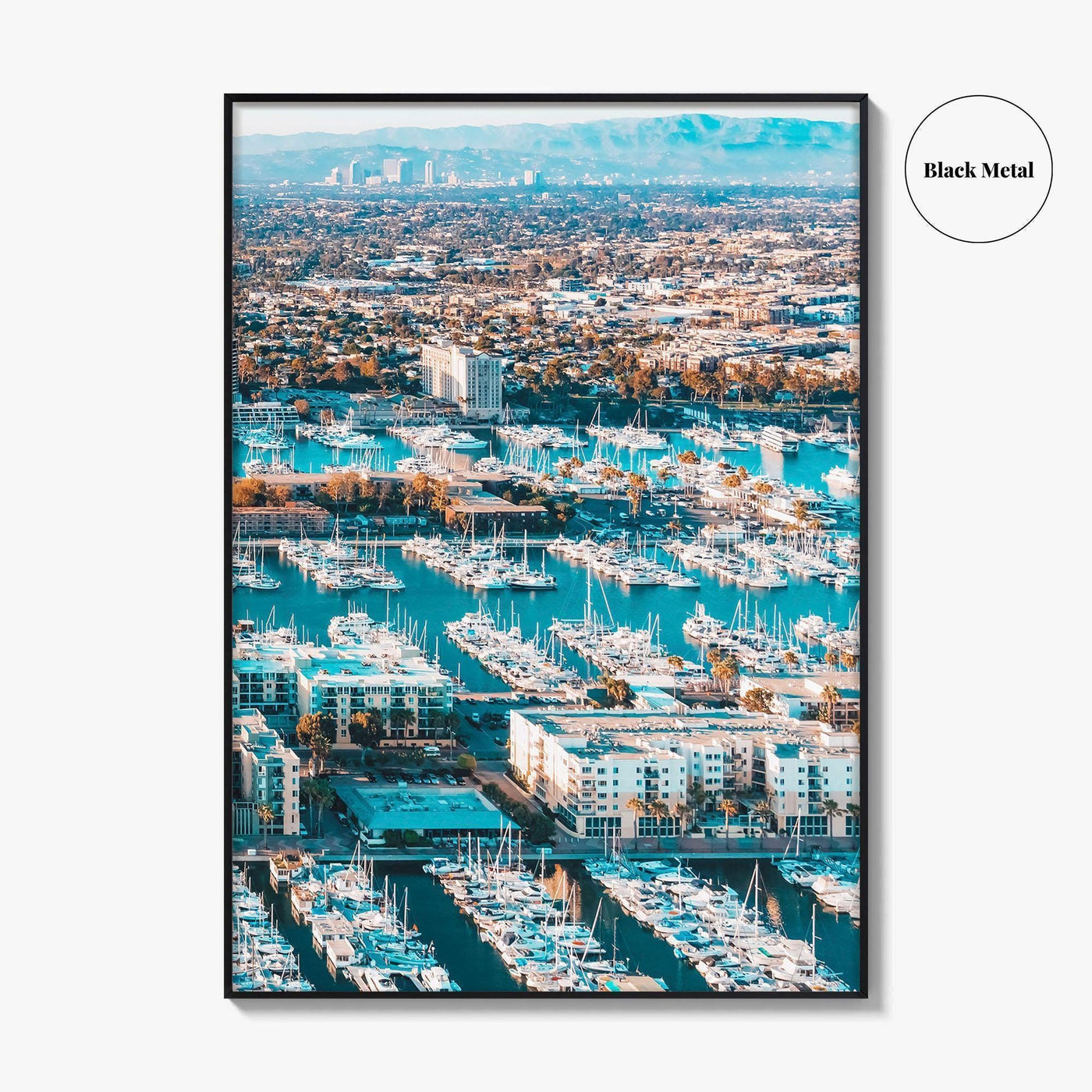 Marina del Rey Fine Art Photo Print, Los Angeles, California, Aerial, Wall Decor
