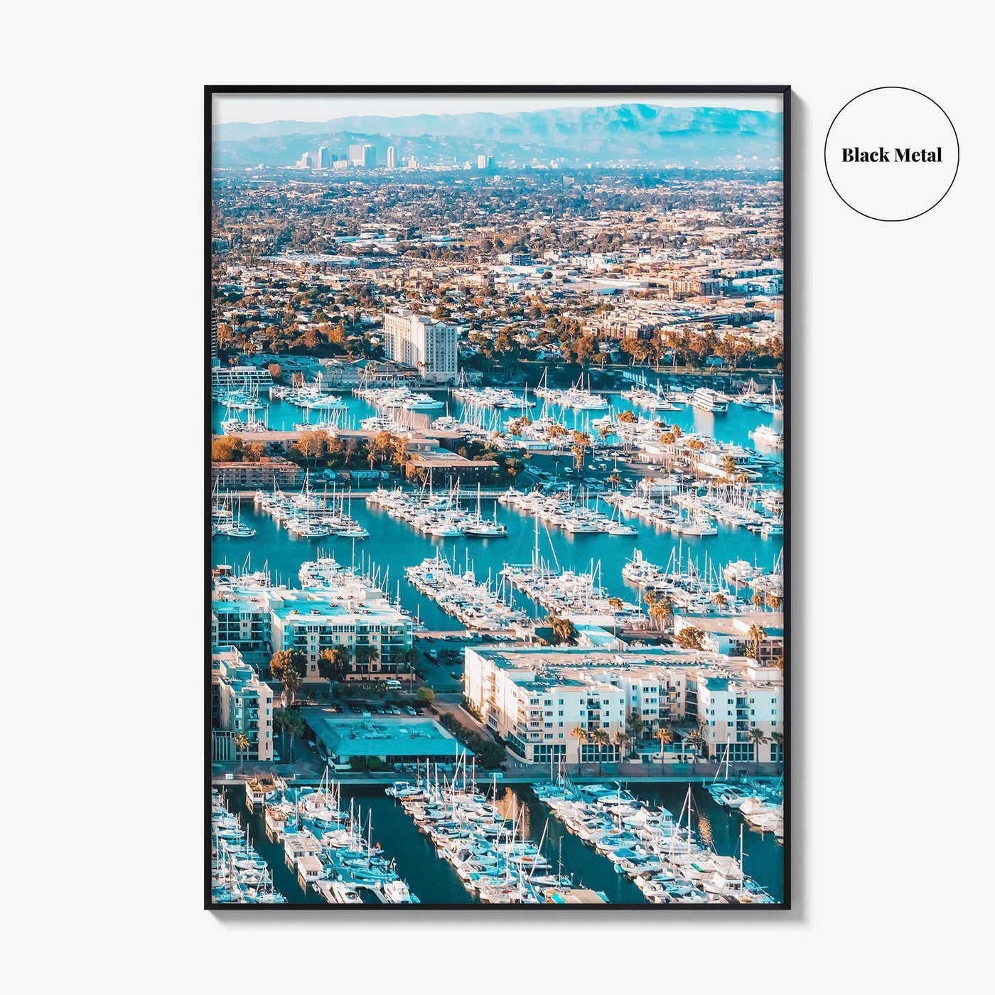 Marina del Rey Fine Art Photo Print, Los Angeles, California, Aerial, Wall Decor