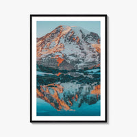 Mount Rainier Fine Art Photo Print, Reflection, Washington, National Park, USA, Poster