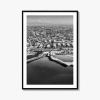 Redondo Beach Black and White Fine Art Photo Print, Los Angeles Pier, California Poster