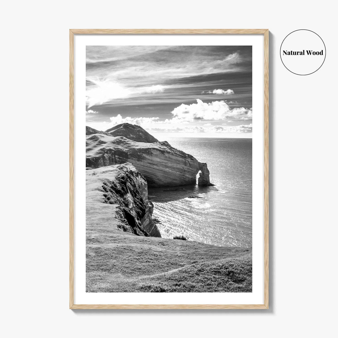 Ireland Black and White Fine Art Photo Print, Irish Coast, Wall Poster