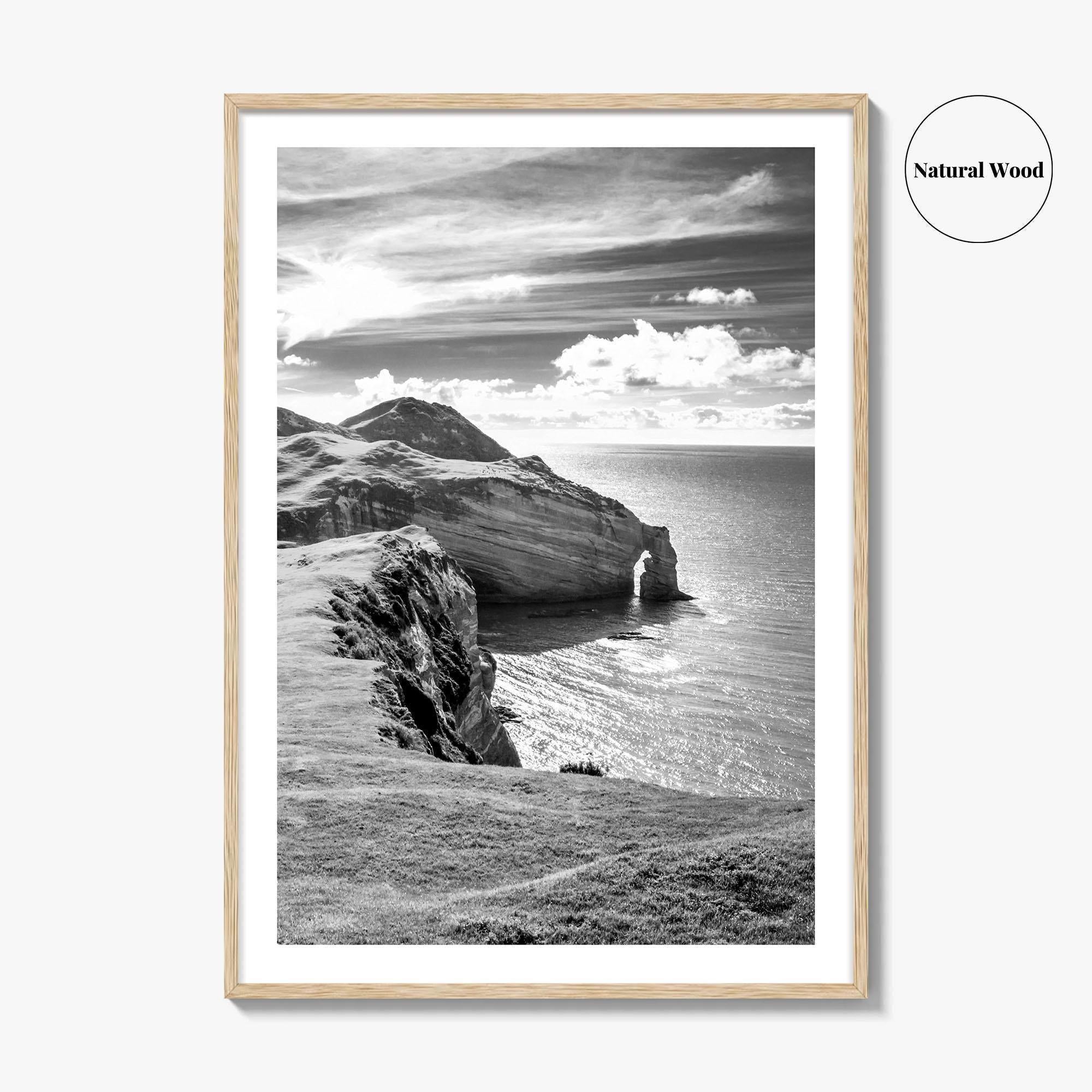 Ireland Black and White Fine Art Photo Print, Irish Coast, Wall Poster