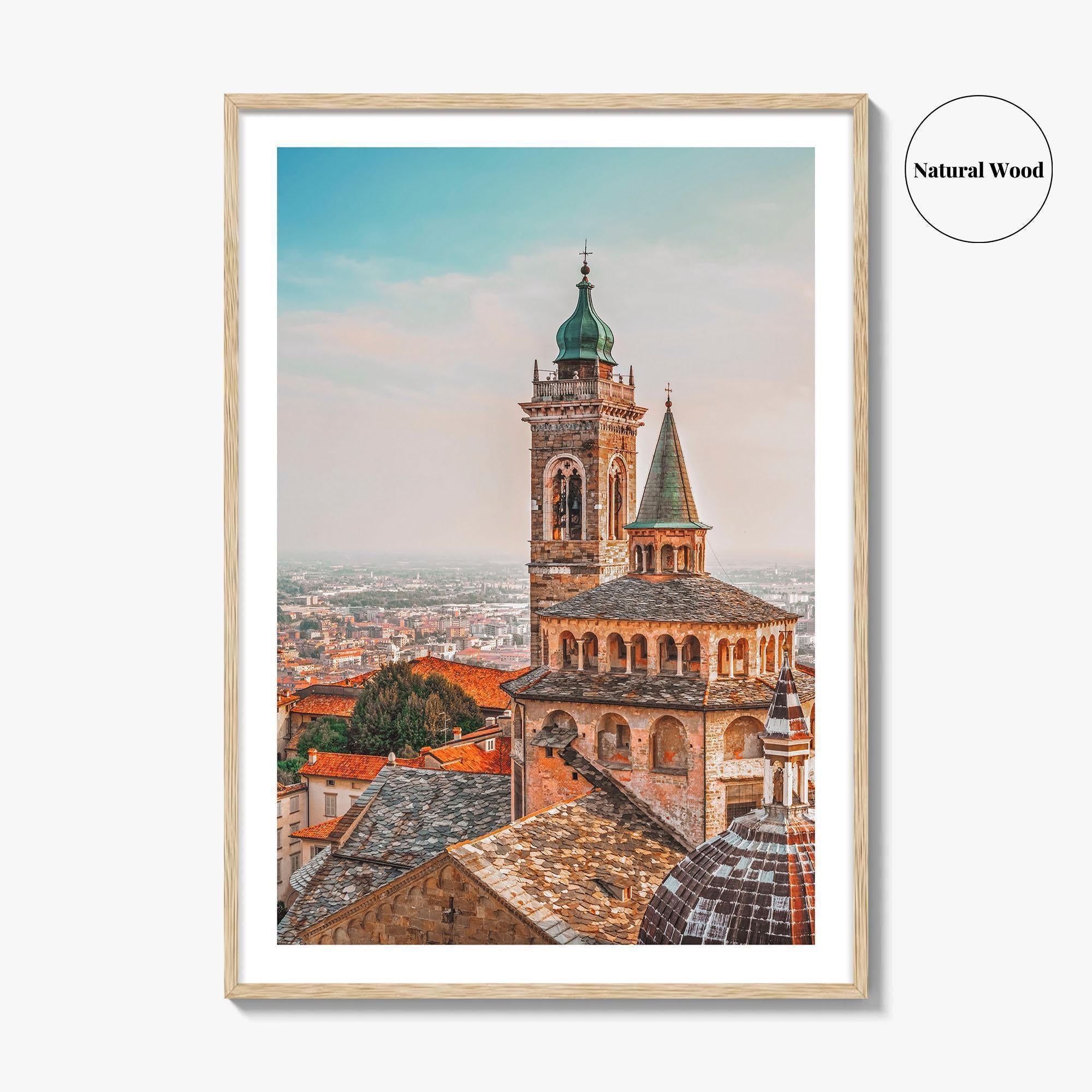 Bergamo Fine Art Photo Print, Citta Alta Old Town, Lombardy Italy Poster