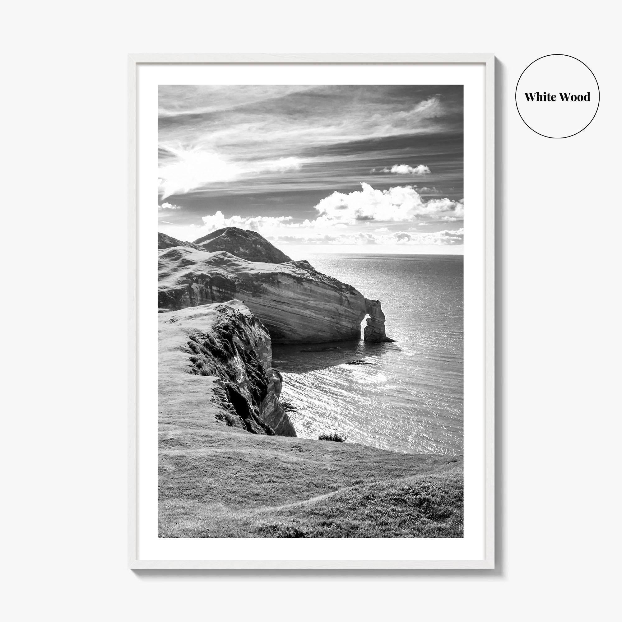 Ireland Black and White Fine Art Photo Print, Irish Coast, Wall Poster
