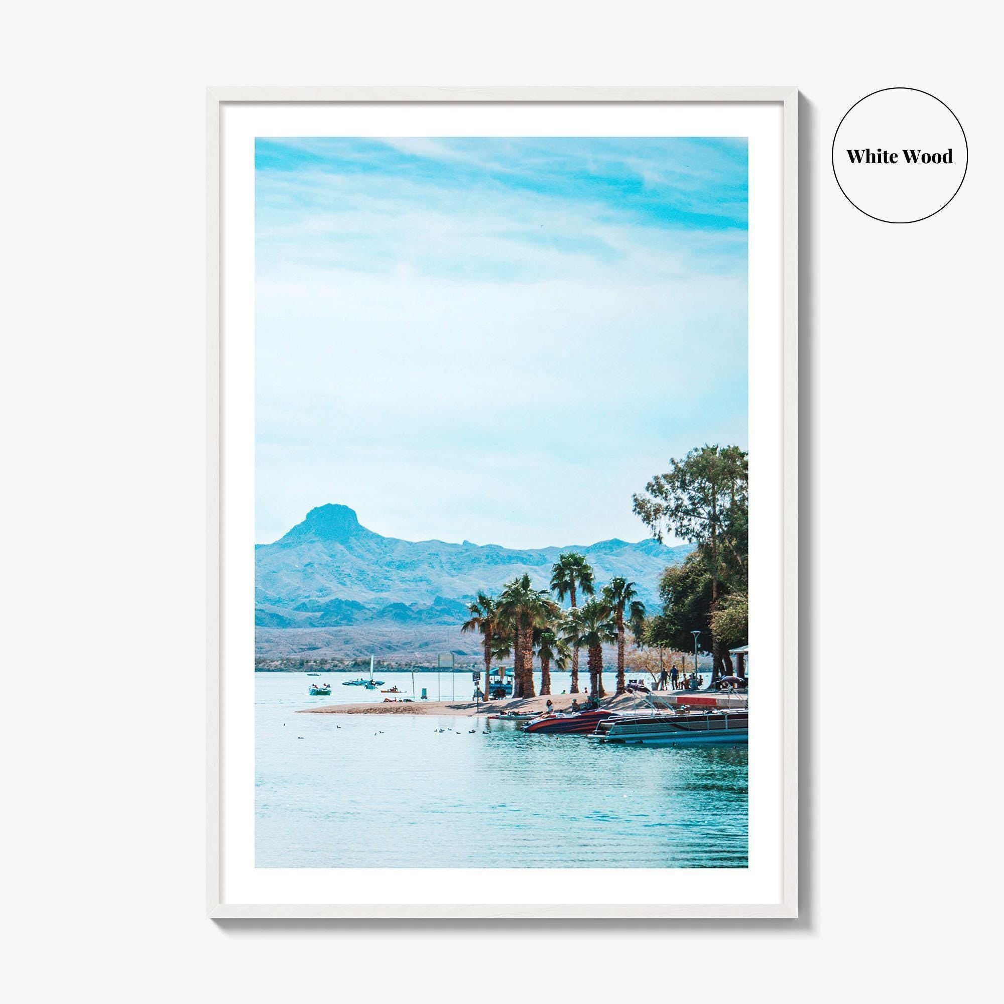 Lake Havasu City Fine Art Photo Print, Arizona Wall Poster, Hot Air Balloons