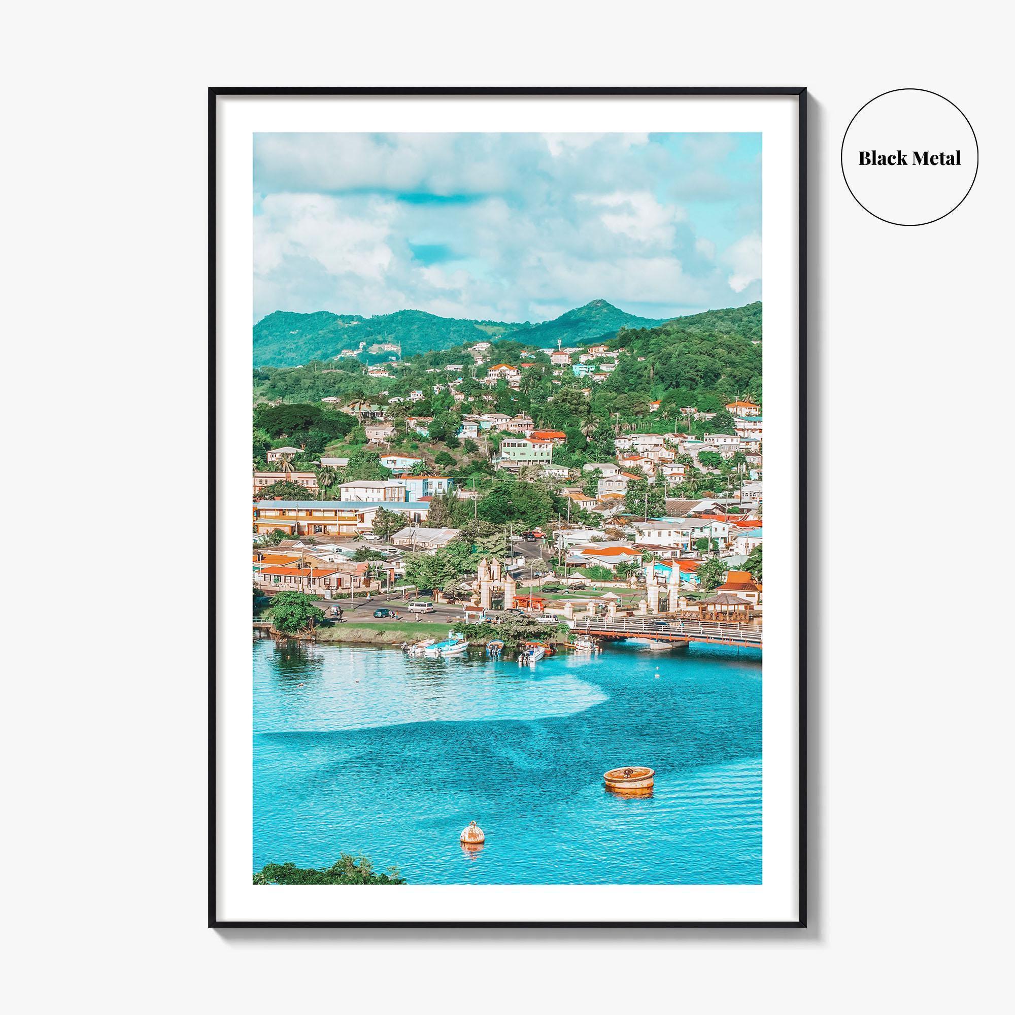 St Lucia Fine Art Photo Print, Castries, Eastern Caribbean, Wall Decor Poster