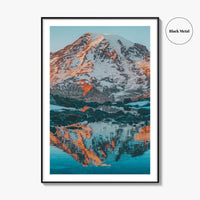 Mount Rainier Fine Art Photo Print, Reflection, Washington, National Park, USA, Poster