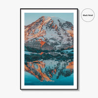Mount Rainier Fine Art Photo Print, Reflection, Washington, National Park, USA, Poster