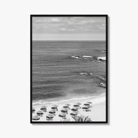 Beirut Black and White Fine Art Photo Print, Raouche Coast, Lebanon Wall Poster