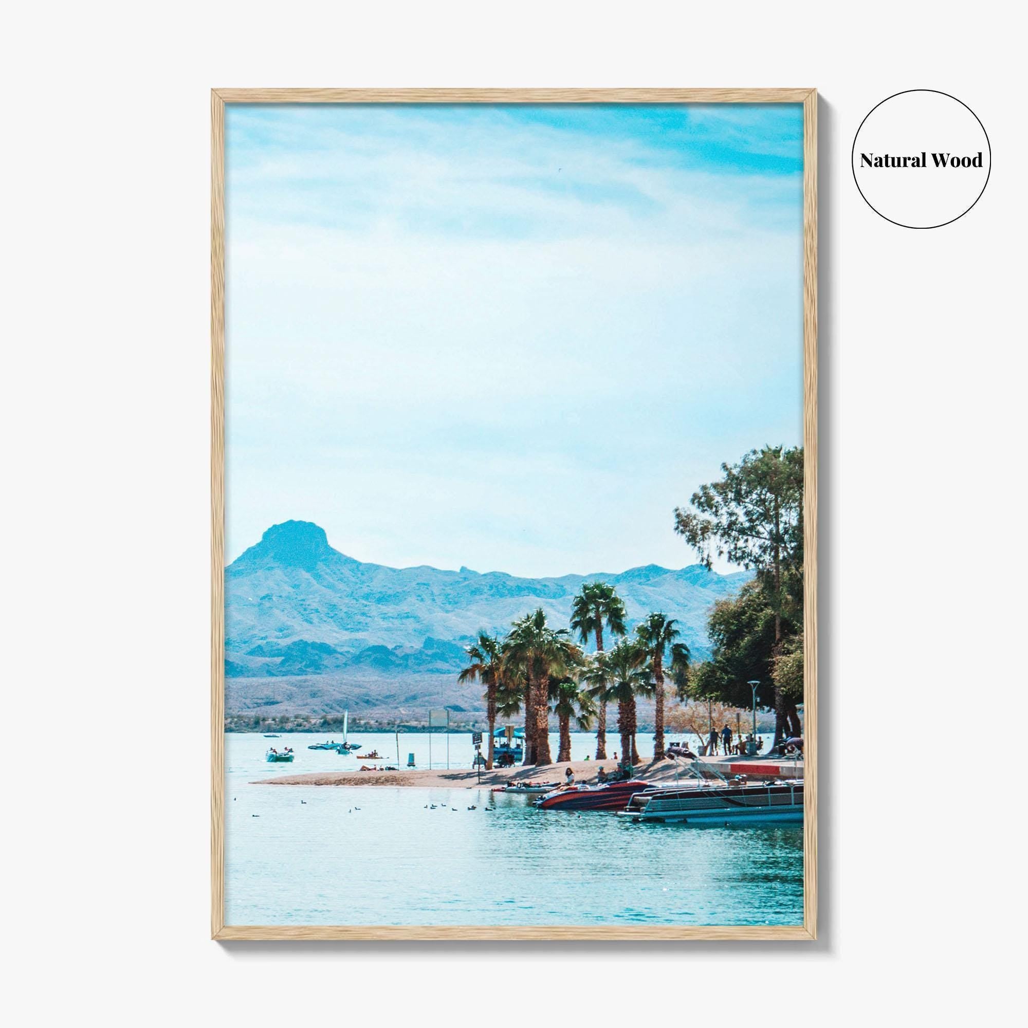 Lake Havasu City Fine Art Photo Print, Arizona Wall Poster, Hot Air Balloons